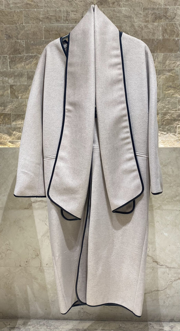 54-9009 Coat with Scarf معطف مع وشاح