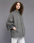 54-9018 Oversized Coat - Brown Loft