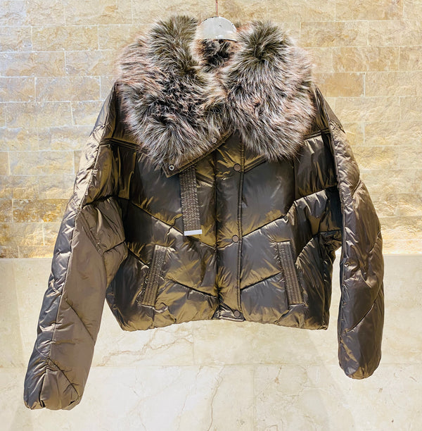 54-9145 Short Puffer Jacket سترة منتفخة قصيرة