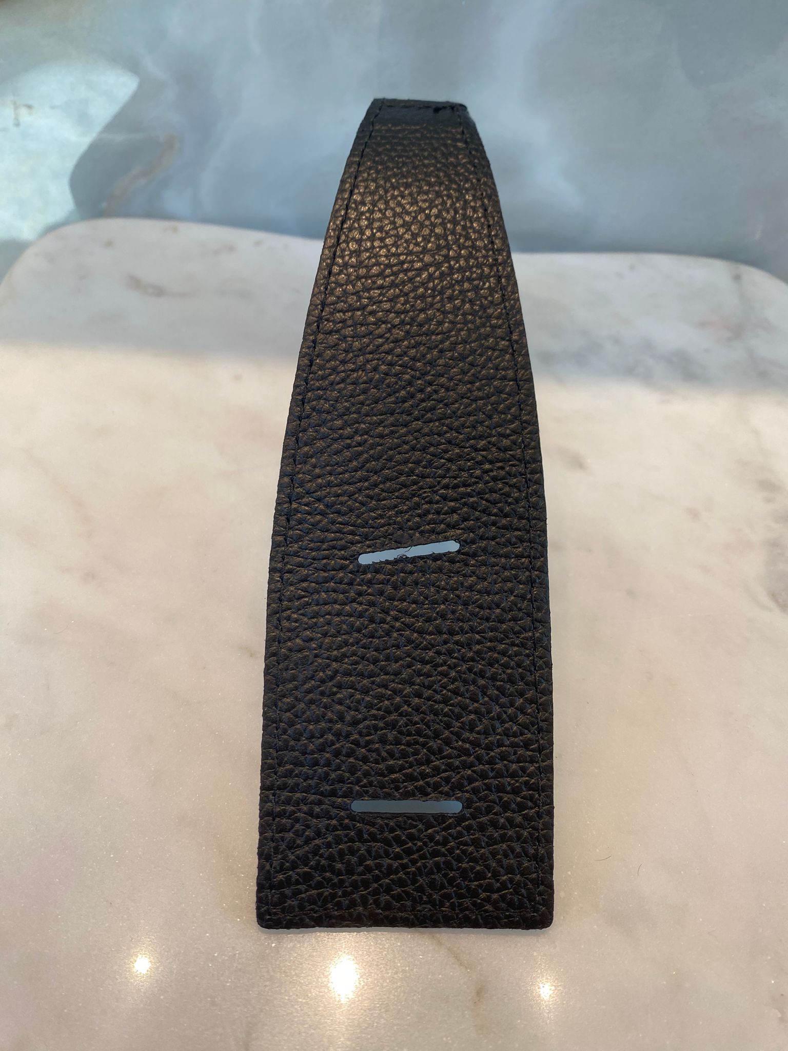 55035 Slim Leather Belts - Brown Loft