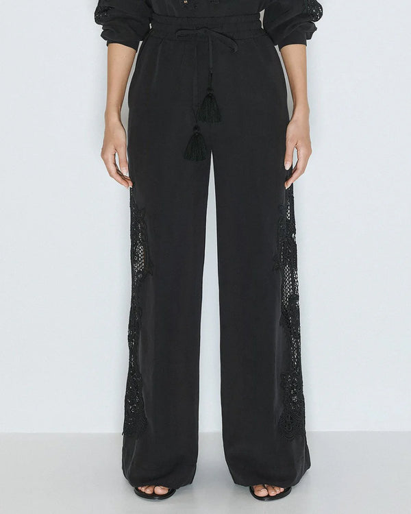 63-5039 Elegant Pants with Lace Details