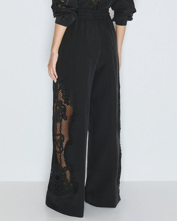63-5039 Elegant Pants with Lace Details