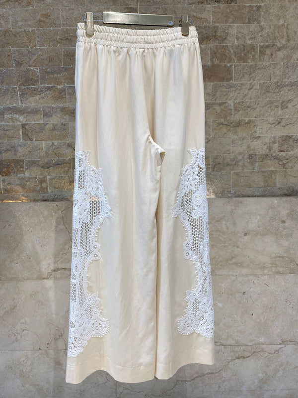 63-5039 Elegant Pants with Lace Details