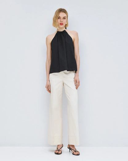 63-5044 Wide Leg Pants - Brown Loft