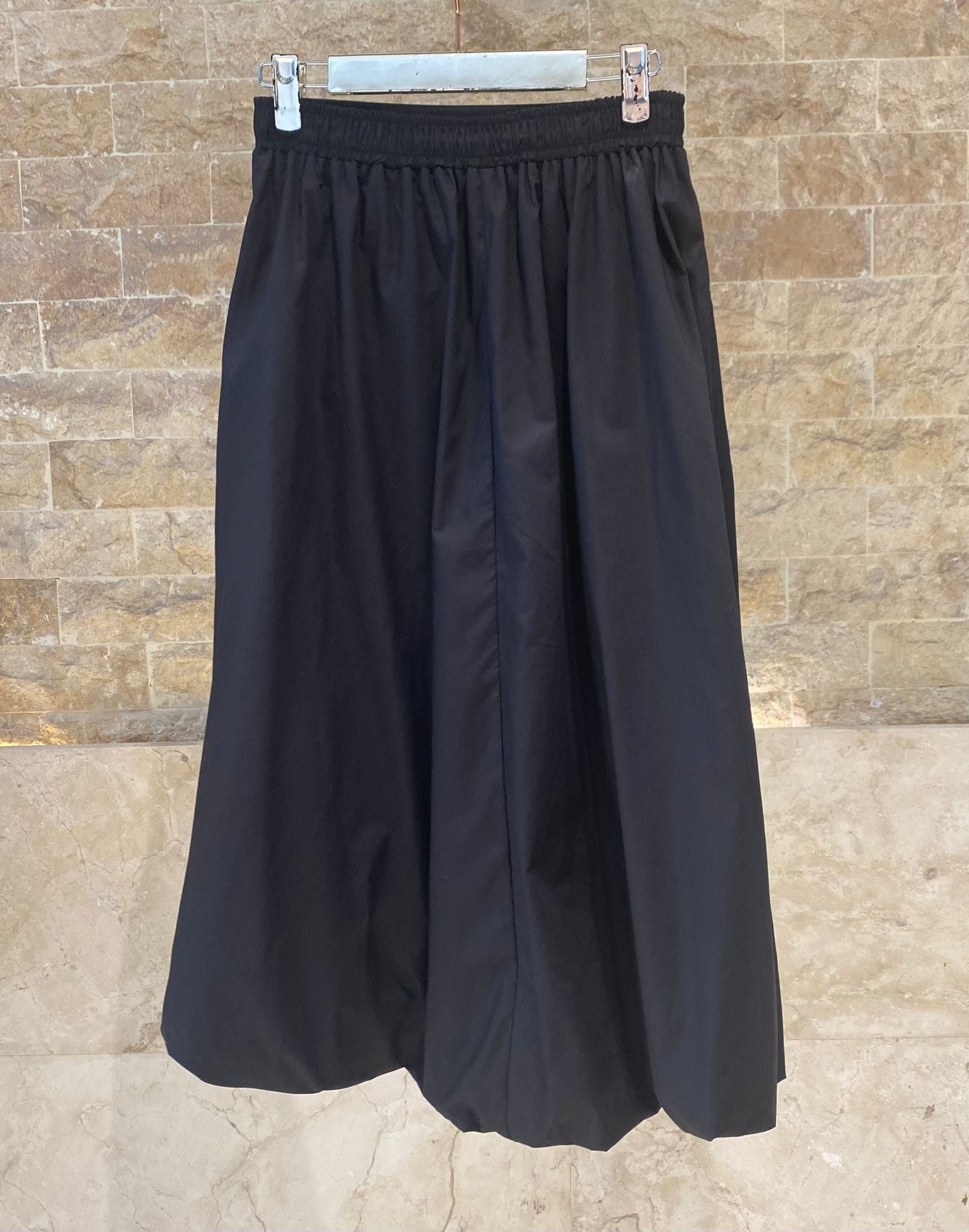 63-6012 Midi Balloon Skirt - Brown Loft