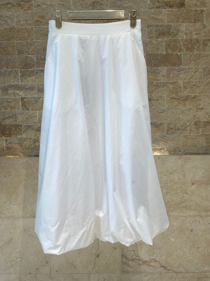 63-6012 Midi Balloon Skirt - Brown Loft