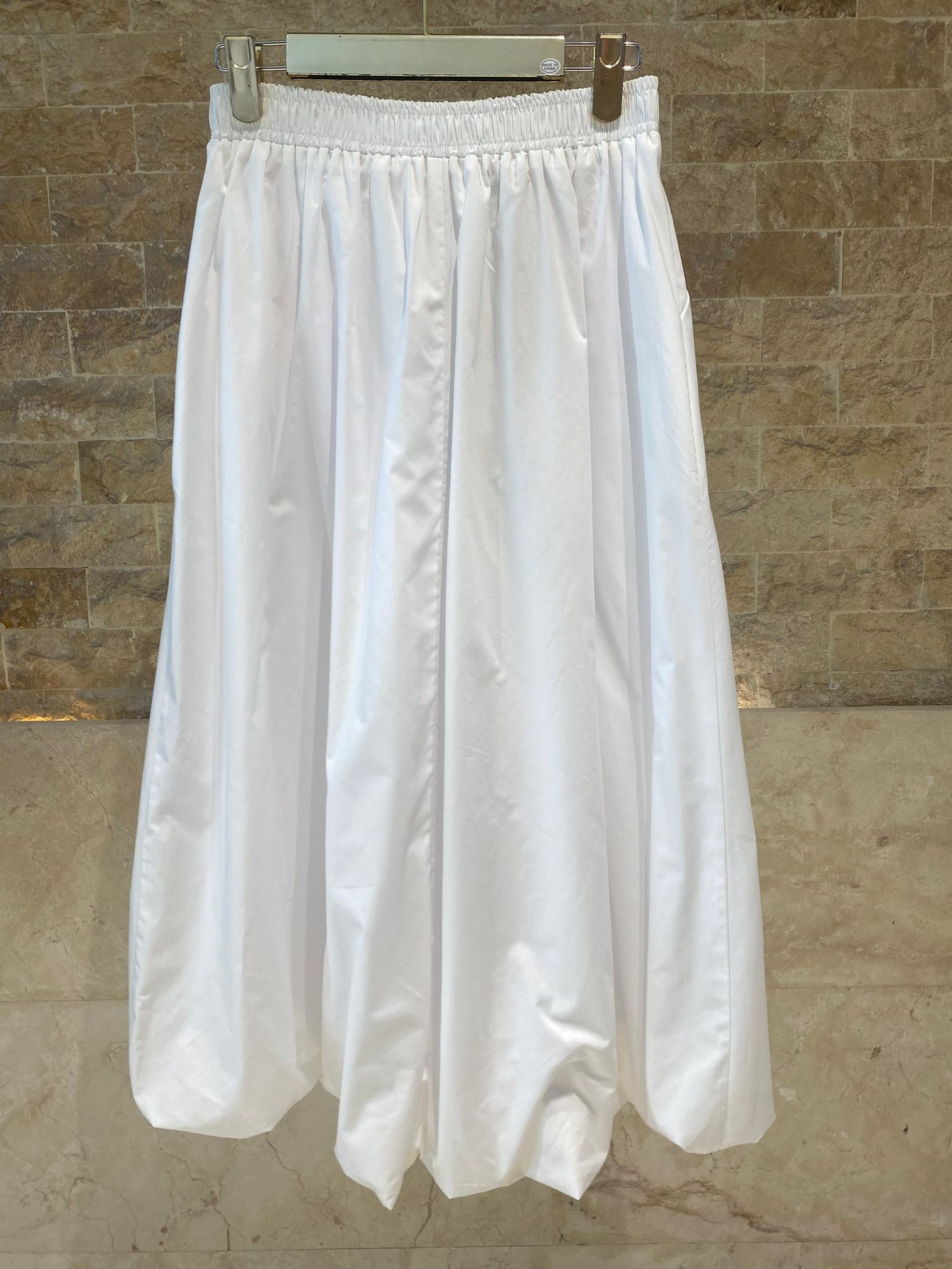 63-6012 Midi Balloon Skirt - Brown Loft