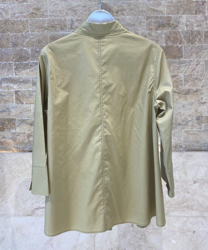 63-7013 Shirt with Wide Sleeves - Brown Loft