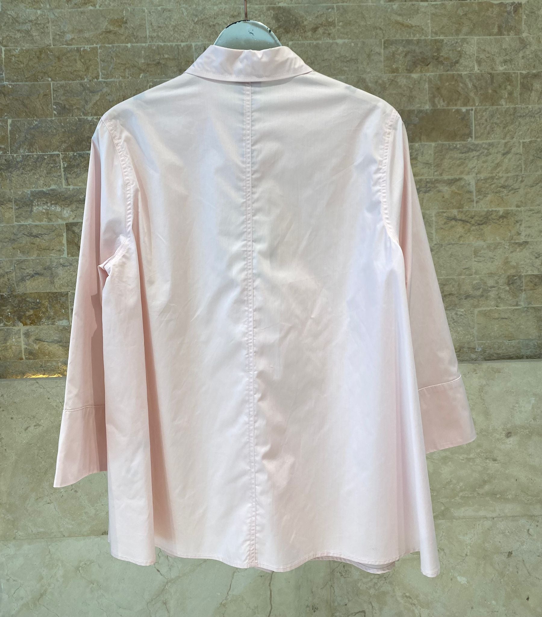 63-7013 Shirt with Wide Sleeves - Brown Loft