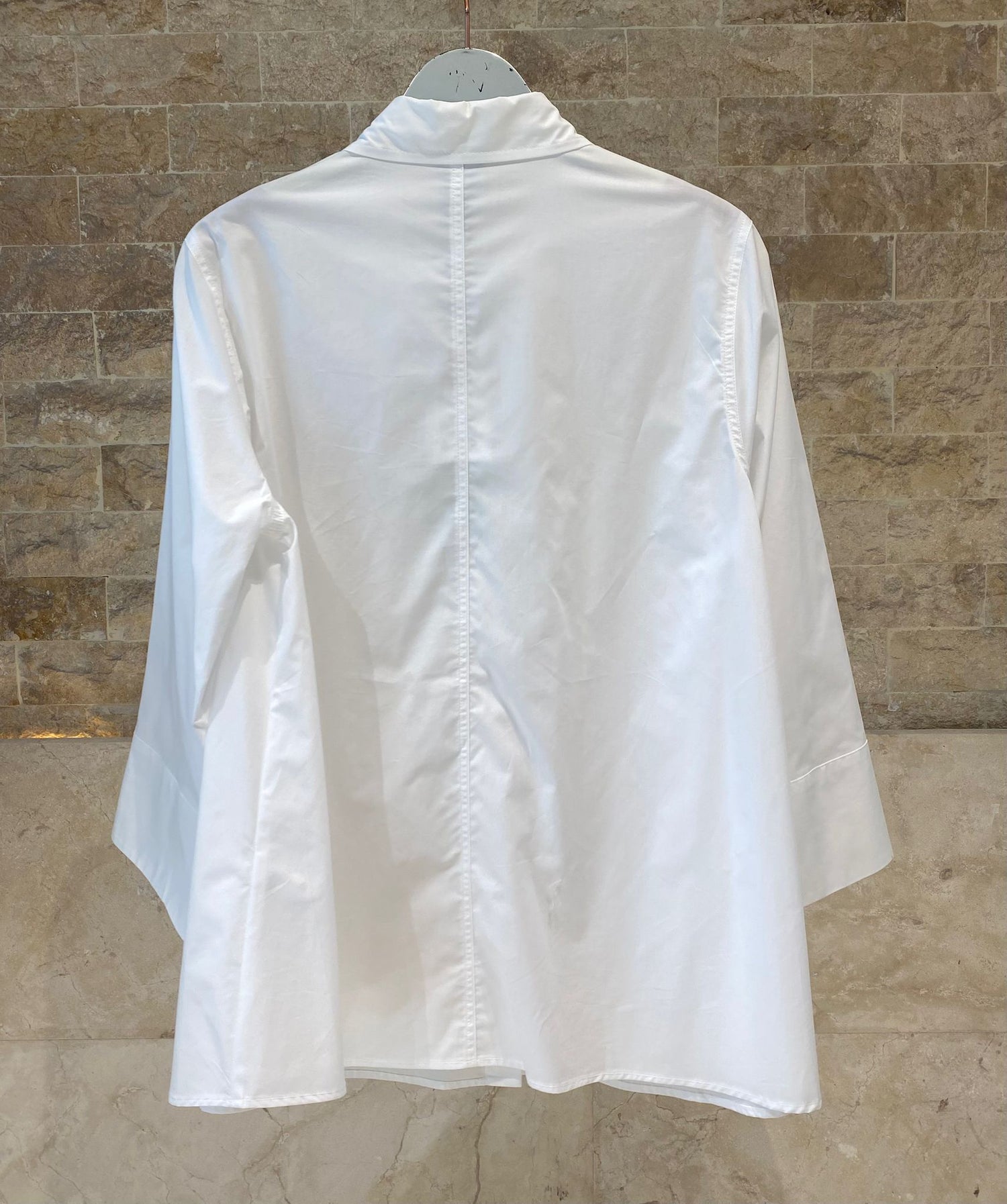 63-7013 Shirt with Wide Sleeves - Brown Loft