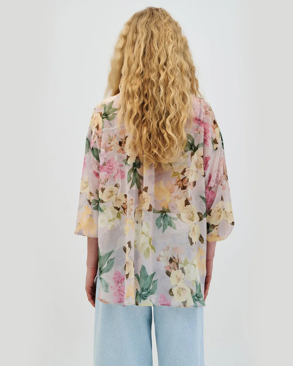 63-7072 Floral Shirt - Brown Loft