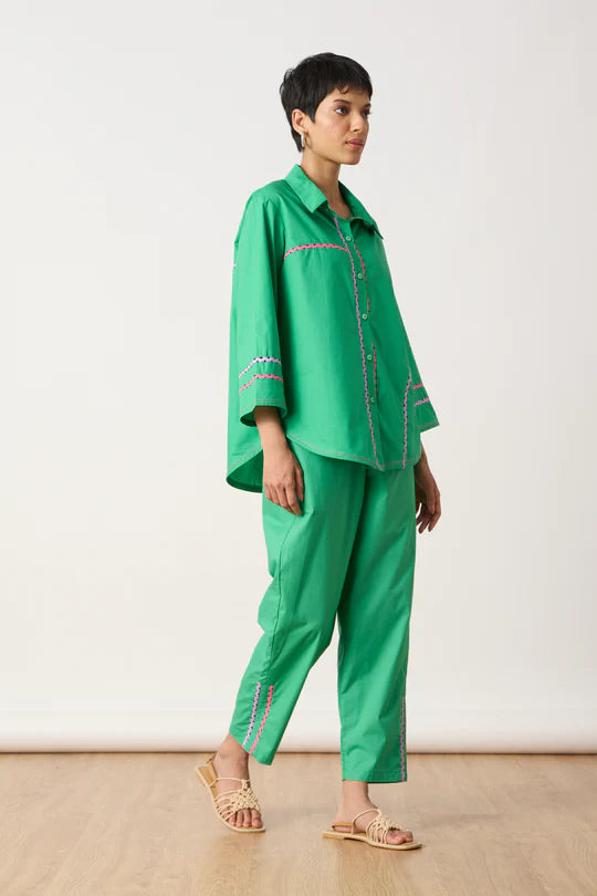 Louisa Set - Women's Shirt and Pants Set