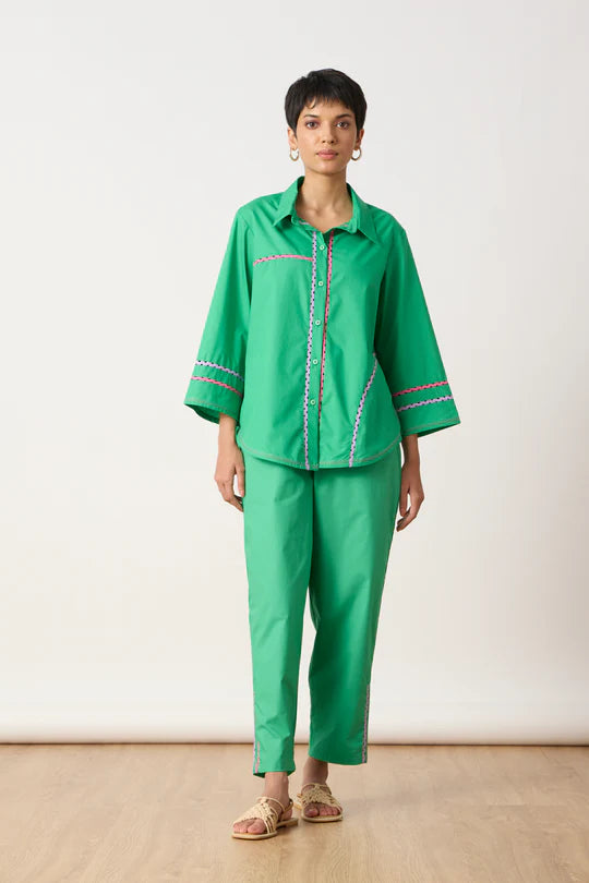 Louisa Set - Women's Shirt and Pants Set