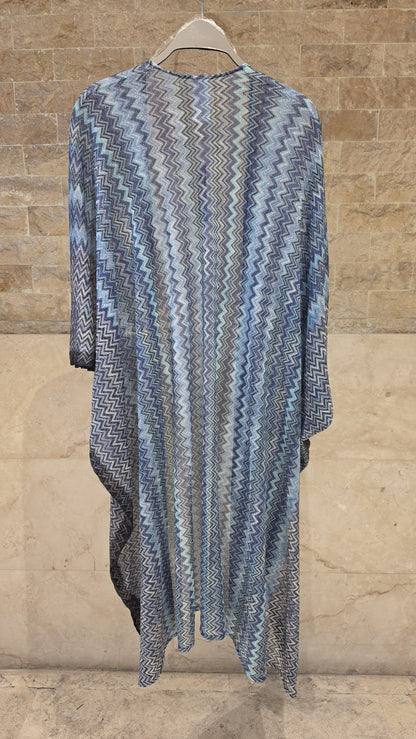 67169 Knit Lurex Long Cardigan