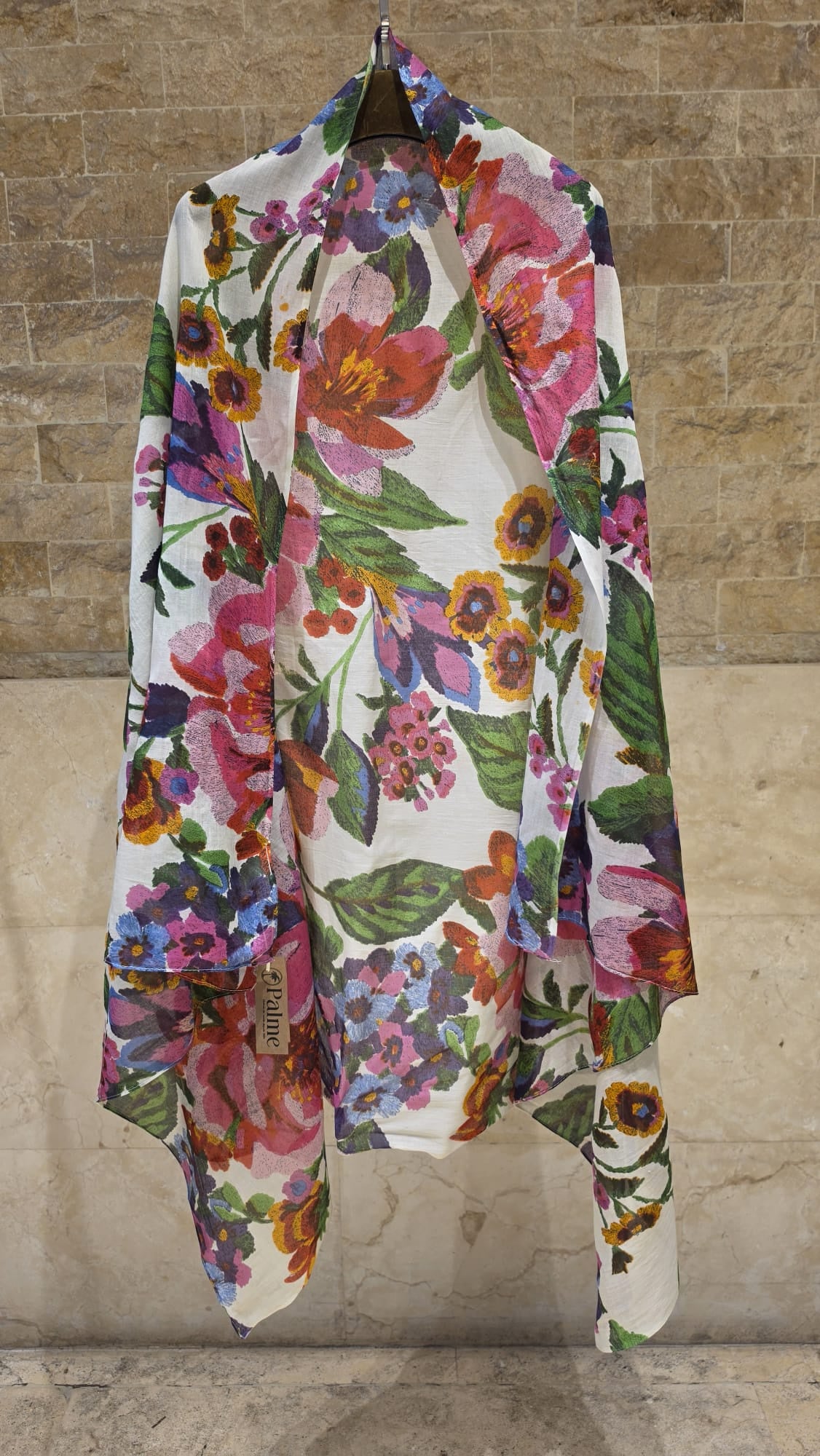 67926-1307 Lightweight Floral Scarf