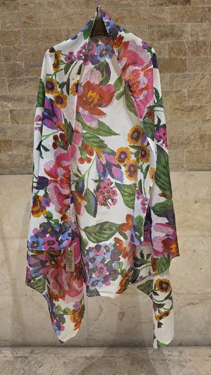 67926-1307 Lightweight Floral Scarf