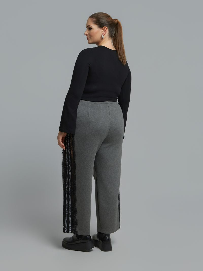 Lace Detail Zip-Up Tracksuit Set 8601.4019/2061