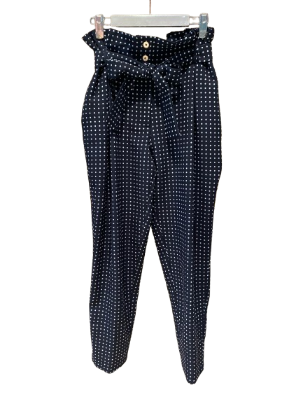 43-5070 (Polka Dot Pleated Pants) سروال بولكا دوت مطوي