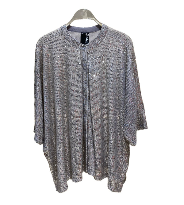 8201. 3033 (Oversized Sequins Shirt)قميص كبير بالترتر