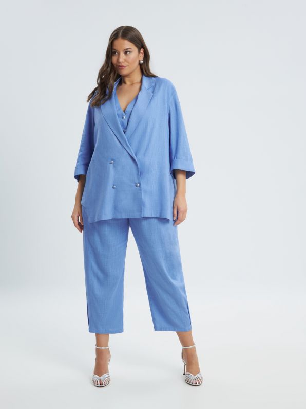 Oversized Linen Jacket - 8301.4011 - Brown Loft