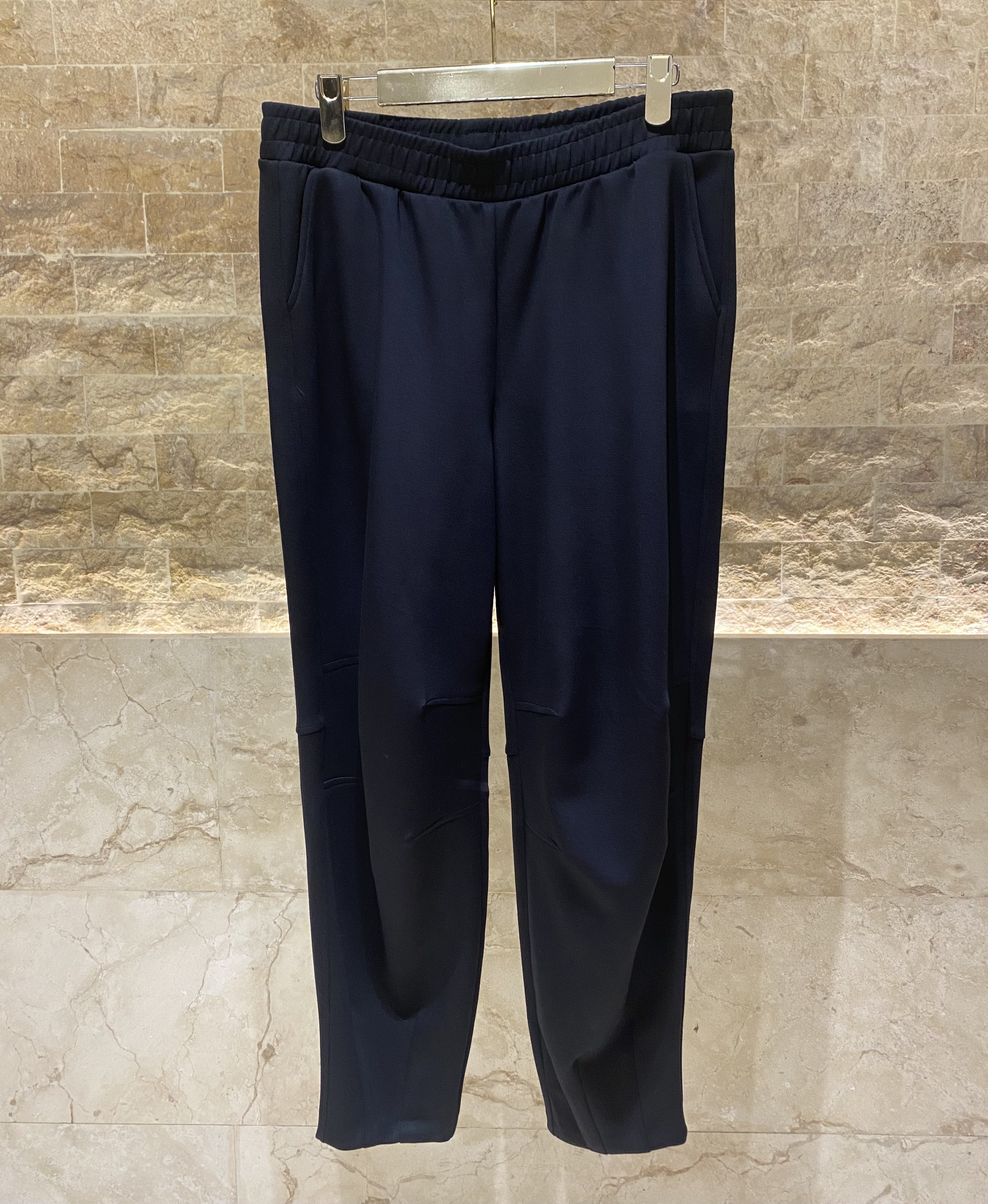 8401.2027 High Waist Barrel Viscose Blend Pants - Brown Loft