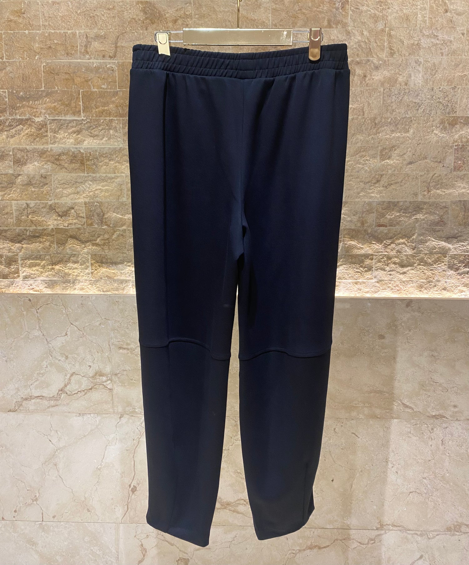 8401.2027 High Waist Barrel Viscose Blend Pants - Brown Loft