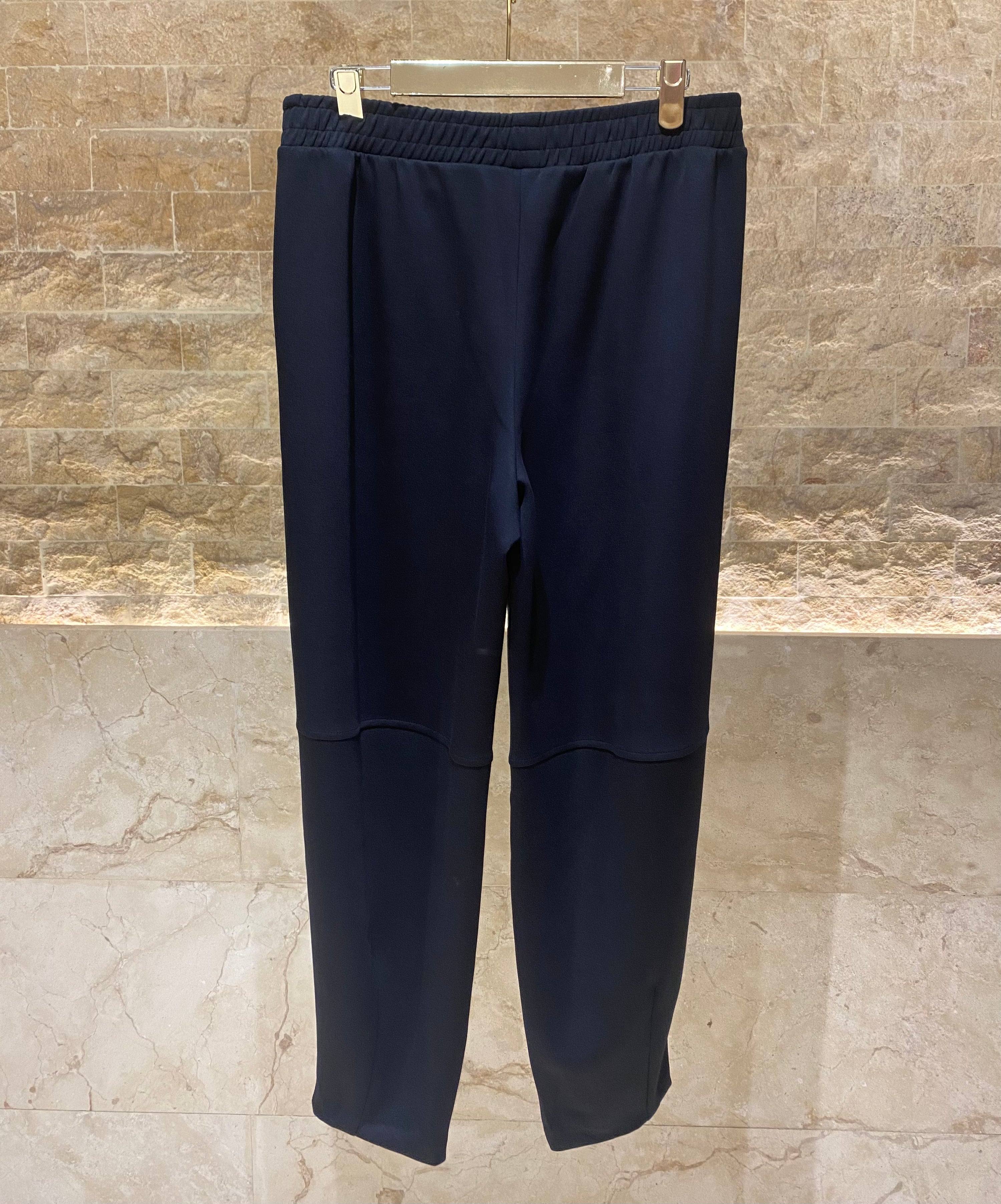 8401.2027 High Waist Barrel Viscose Blend Pants - Brown Loft