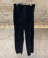8401.2062 Wide Leg Crushed Velvet Jogger Pants - Brown Loft