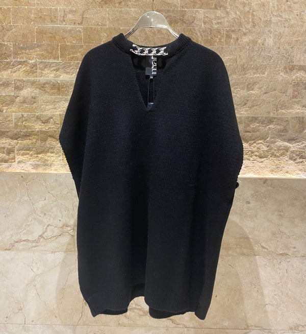 8401.5018  Long Knit Tunic Top بلوزة طويلة محبوكة