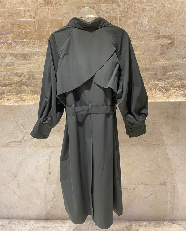 8403.4023  Collared Trench Coat معطف ترنش ذو ياقة