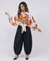 KD8971-7 Blossom Floral Print Shirt - Brown Loft