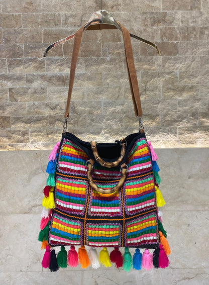 AM-BO003 Big Boho Handbag - Brown Loft