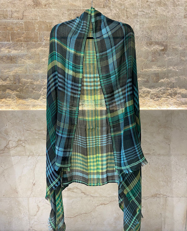 AM-SI2502 Checkered Scarf وشاح متقلب