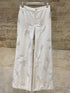 Adelie Embroidered Linen Pants بنطال من الكتان المطرز - Brown Loft