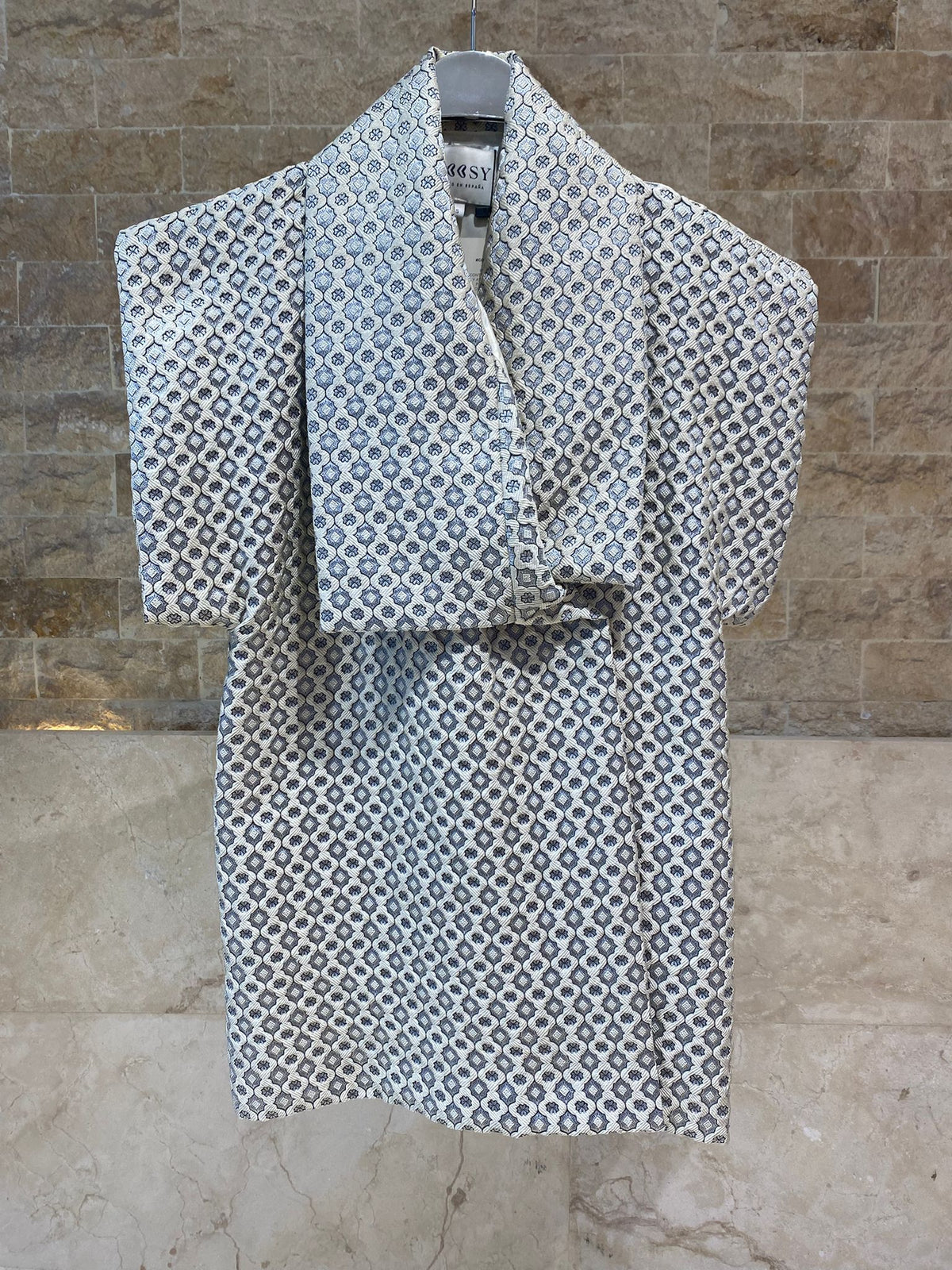 Cosme Kimono Geometric Embossed Kimono