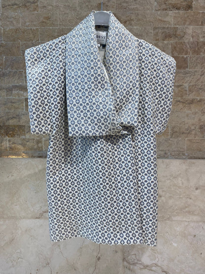 Cosme Kimono Geometric Embossed Kimono