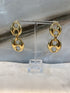 B02023492 Puffed Mariner Link Drop Earrings - Brown Loft