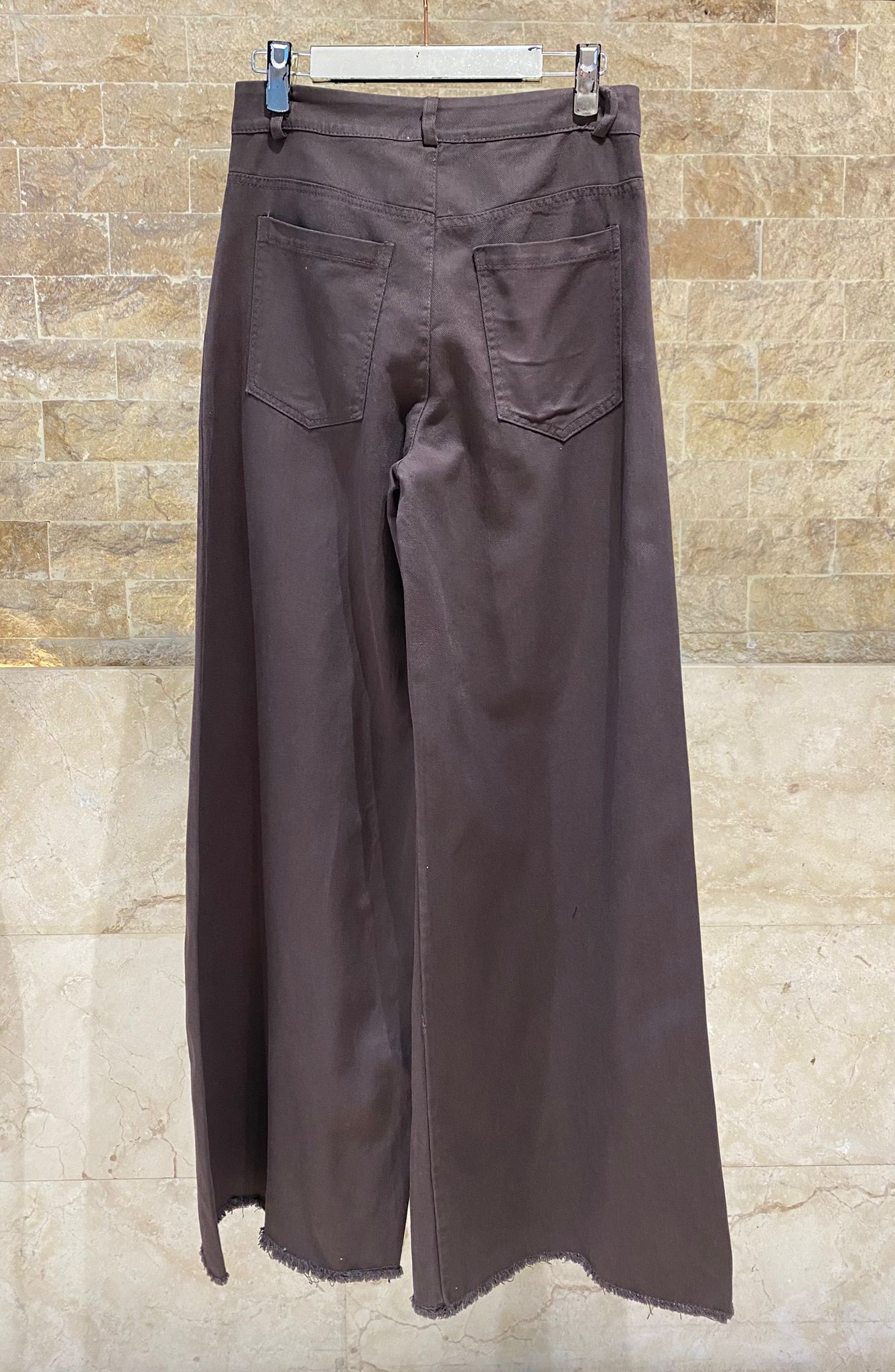 BCG0280-5 Wide Leg Pants - Brown Loft