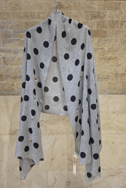 C2059 Polka dot Scarf