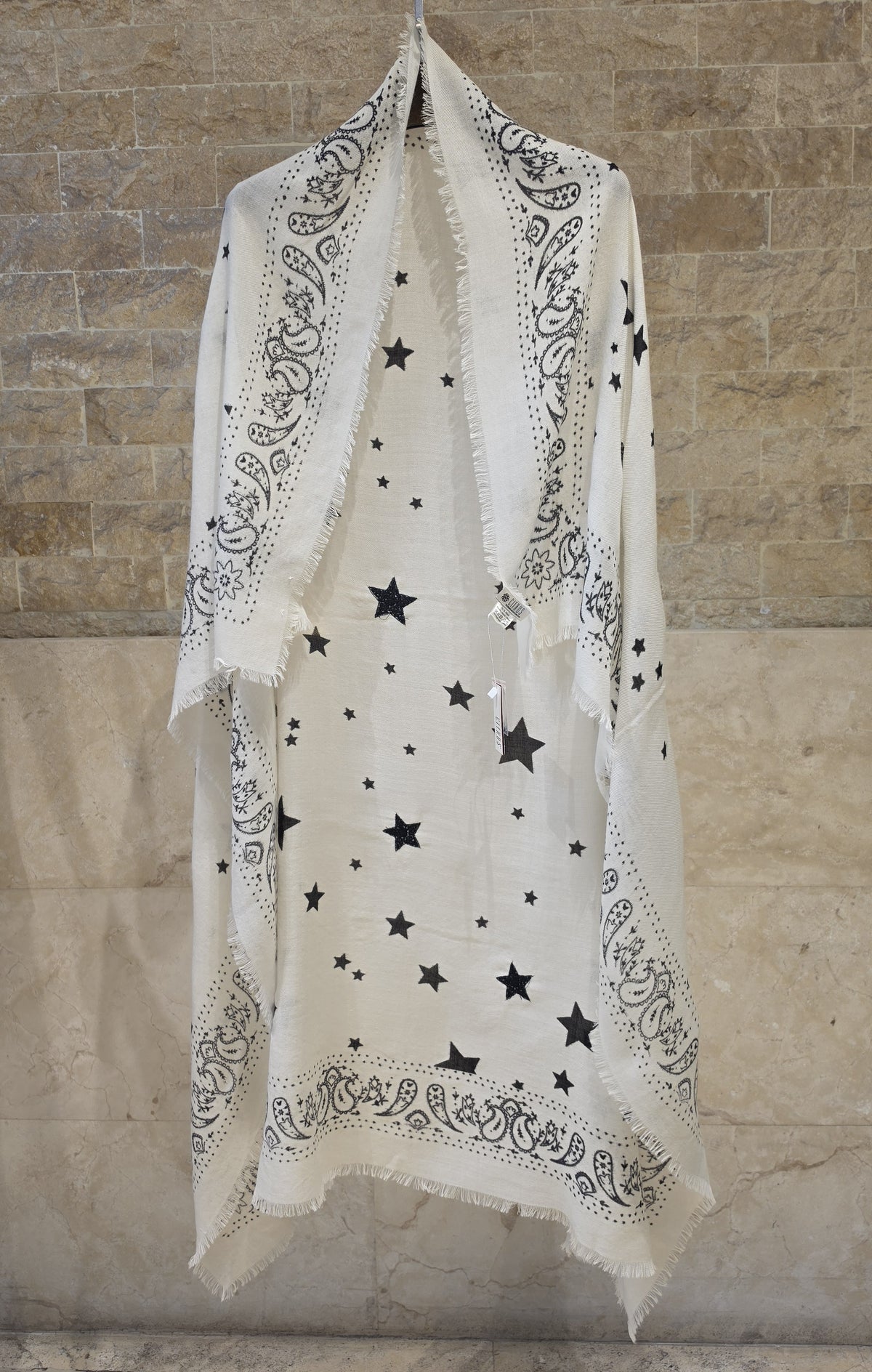 C211036 Square Star Bandana Scarf