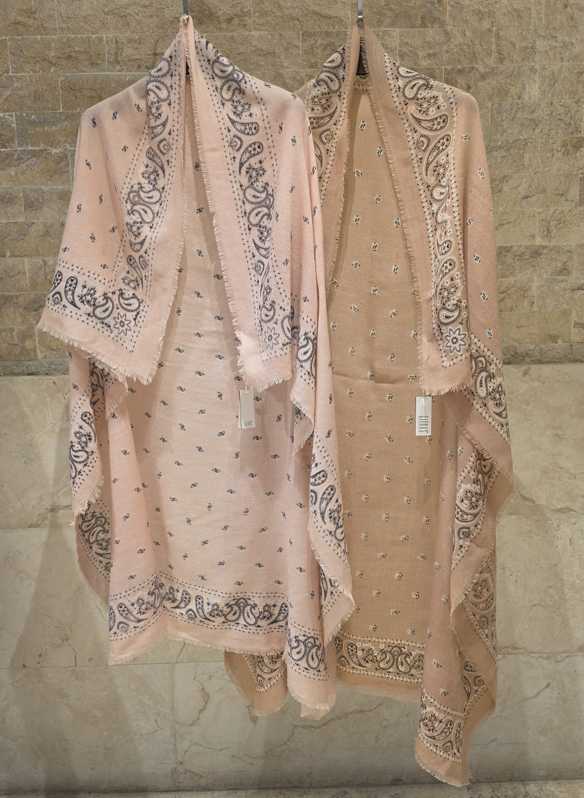 C211065 Square Bandana Dot Scarf