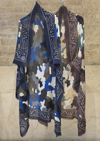 C23444 Camouflage Pattern Bandana Scarf