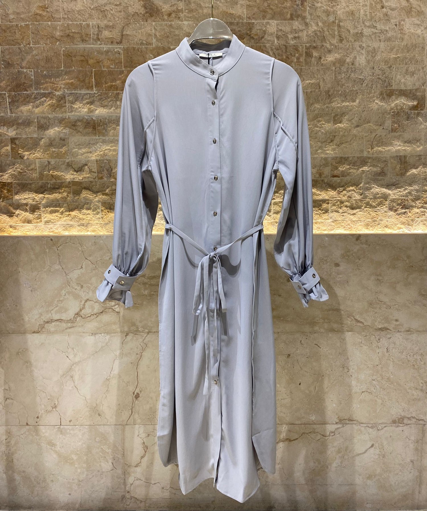 Buttoned Long Dress - COAID2039