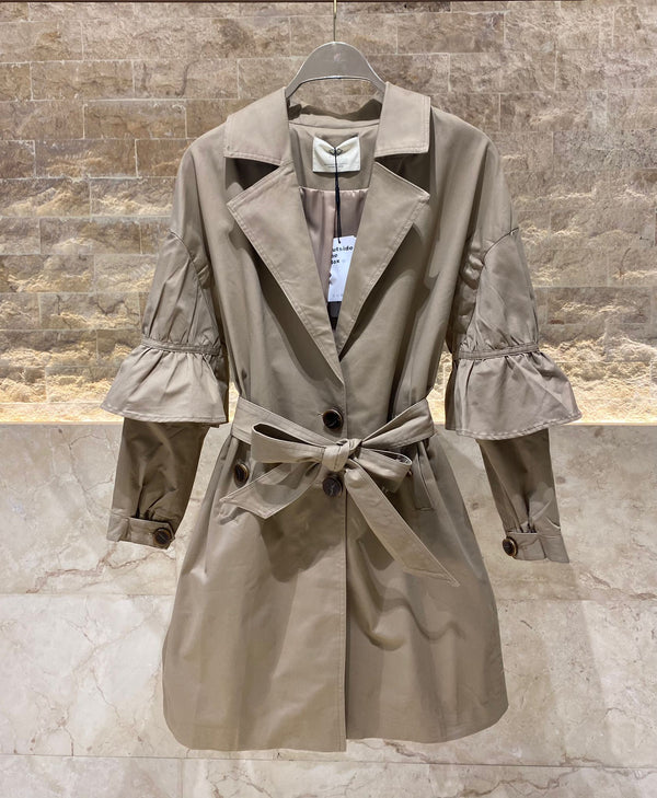 COBAC1003 (Belted Midi Trench Coat) معطف خندق ميدي ذو حزام