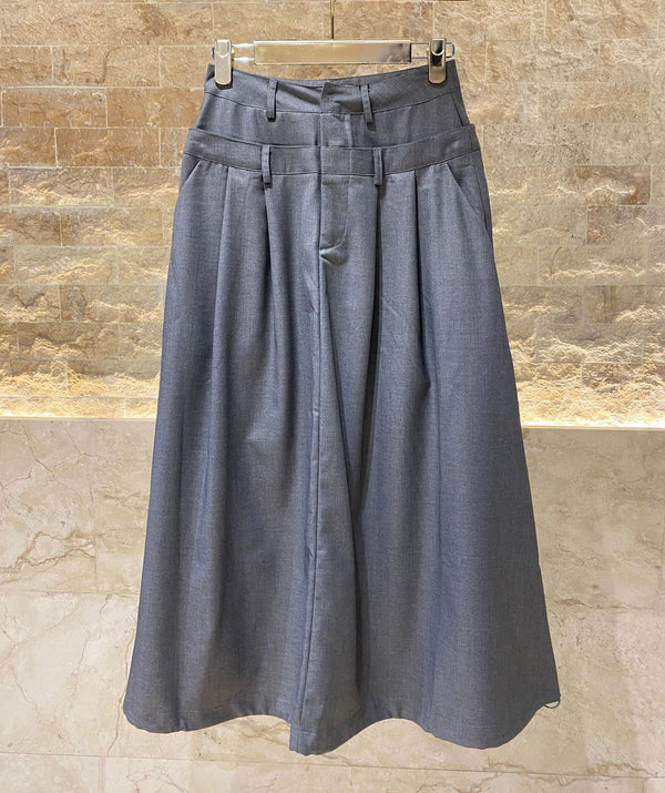 COBDS5003 (Double Waist Drawstring Skirt) تنورة برباط مزدوج الخصر