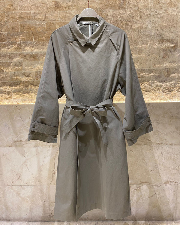 COBDC5005 (Oversized Large Lapel Trench Coat) معطف كبير الحجم طية صدر السترة خندق