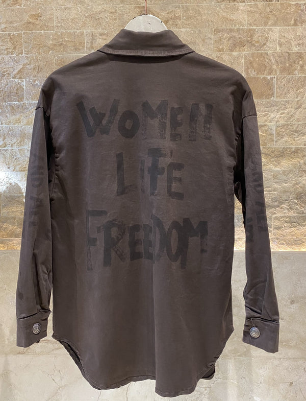 CVA223606-2 Collared Shirt Jacket سترة قميص بياقة