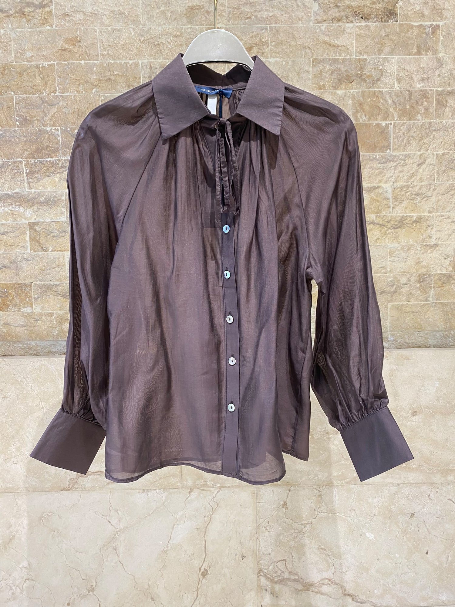 Oversized Sheer Shirt CVACM293