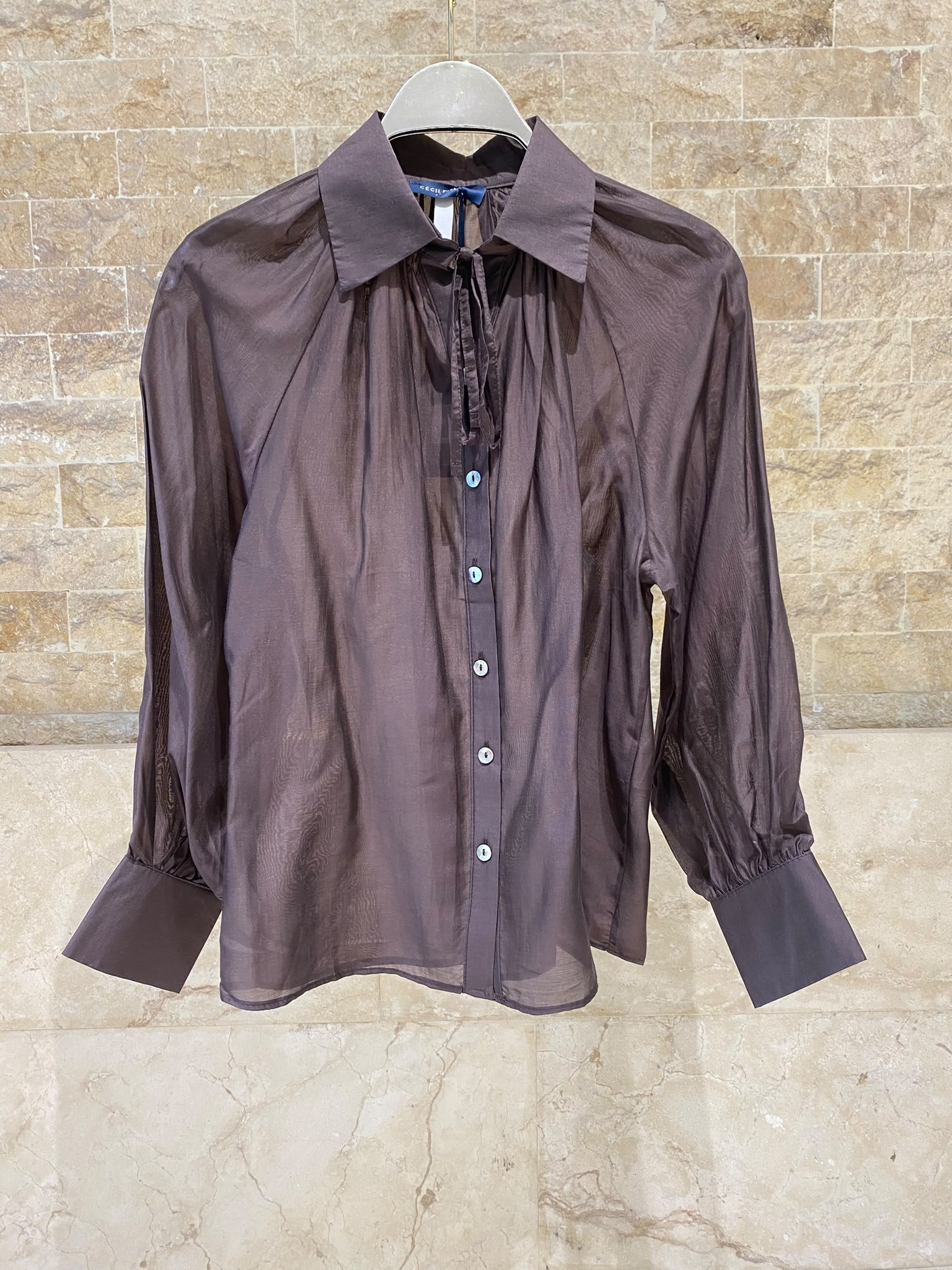 Oversized Sheer Shirt CVACM293