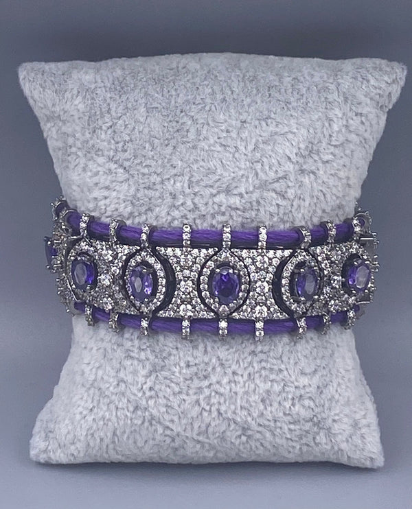 Purple Thread Bracelet - CZBRC171P